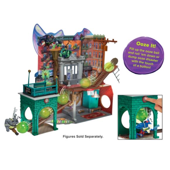 Teenage Mutant Ninja Turtles Mutant Mayhem Sewer Lair Playset by Playmates - Picture 2 of 7